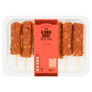 Summer Grill by ASDA 6 BBQ Beef Koftas 360g