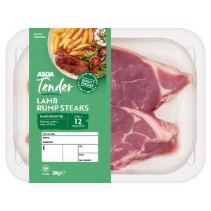 Tender Thin Cut Lamb Rump Steaks 200g