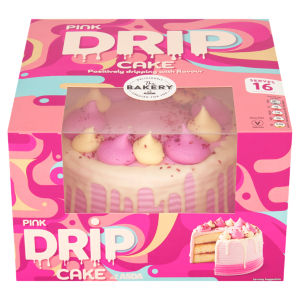 The Bakery Pink Drip Cake