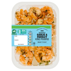 Tasty Garlic & Parsley Marinated King Prawns 150g
