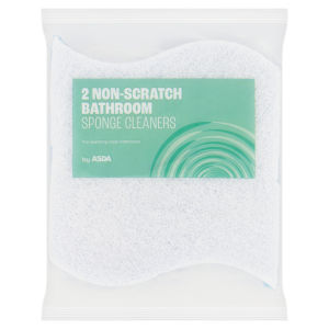 2 Non-Scratch Bathroom Sponge Cleaners