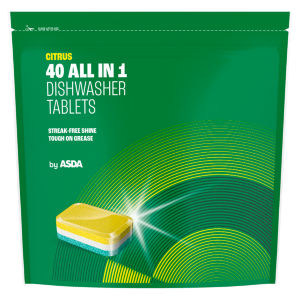 All in 1 Citrus Dishwasher Tablets 40 x 14g (560g)
