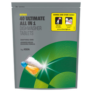Ultimate All in 1 Citrus Dishwasher Tablets 40 x 12.5g (500g)