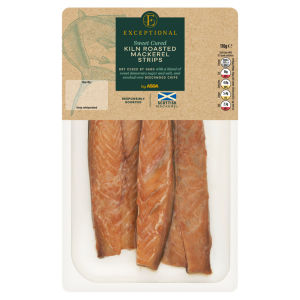 Sweet Cured Kiln Roasted Mackerel Strips 170g