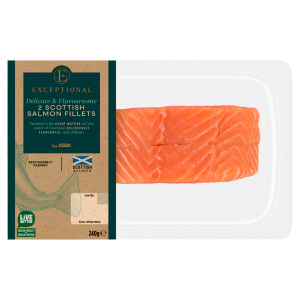 2 Scottish Salmon Fillets 240g