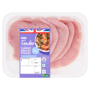 Tender Turkey Breast Steaks 480g