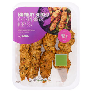Bombay Spiced Chicken Breast Kebabs 300g