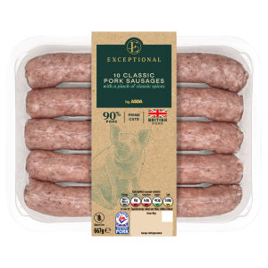 10 Classic Pork Sausages 667g