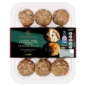 12 Pork, Sage & Caramelised Onion Stuffing Balls 350g