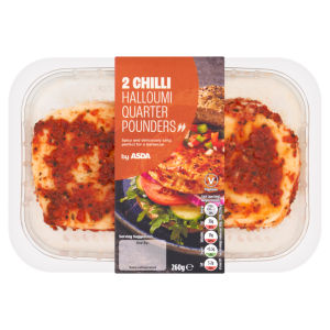 2 Chilli Halloumi Quarter Pounders 260g