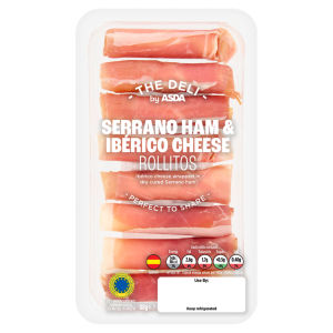 Ibérico Cheese & Serrano Ham Rollitos 88g