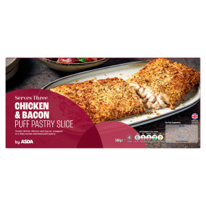 Chicken & Bacon Puff Pastry Slice 500g