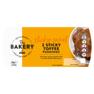 The Bakery Sticky Toffee Puddings 2 x 105g (210g)
