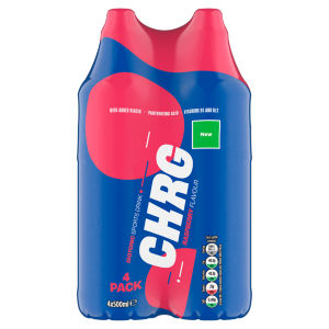 Chrg Raspberry Flavour Isotonic Sports Drink 4 x 500ml