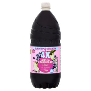 Quadruple Strength Apple & Blackcurrant Squash 1.5 Litres