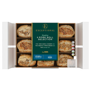 9 Festive Pork Roll Selection 423g