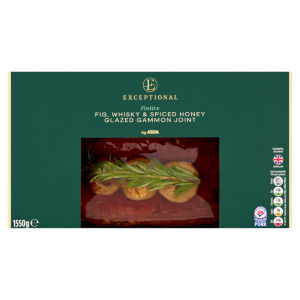 Exceptional Festive Fig, Whisky & Spiced Honey Glazed Gammon Joint 1550g