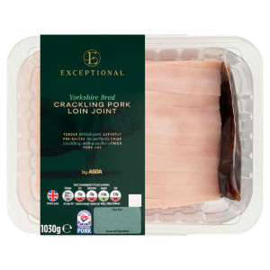 Yorkshire Bred Crackling Pork Loin Joint 1030g