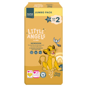 Little Angels by  Newborn Size 2 4-8kg 58 Nappies