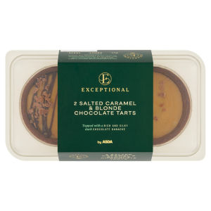 Exceptional 2 Salted Caramel & Blonde Chocolate Tarts