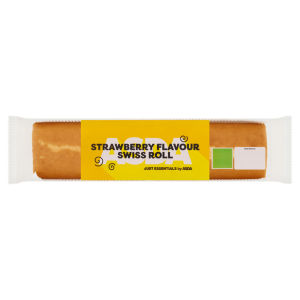 Just Essentials Strawberry Flavour Swiss Roll 365g