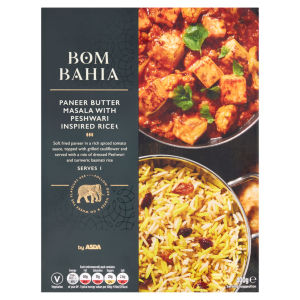Bom Bahia Paneer Butter Masala with Peshwari Inspired Rice 400g