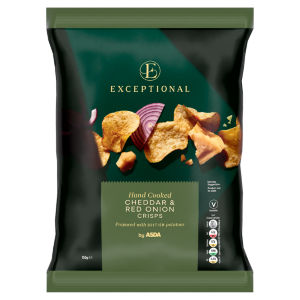 Hand Cooked Cheddar & Red Onion Crisps 150g