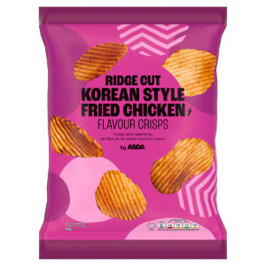 Ridge Cut Korean Style Fried Chicken Flavour Crisps 150g