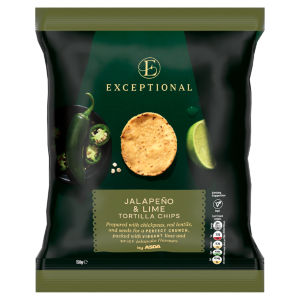 Exceptional by  Jalapeño & Lime Tortilla Chips 150g