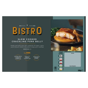 Bistro Slow Cooked Crackling Pork Belly 540g
