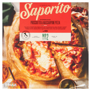 Saporito Stonebaked Prosciutto & Mascarpone Pizza 410g