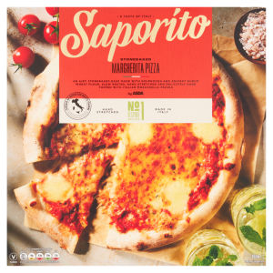 Saporito Stonebaked Margherita Pizza 380g