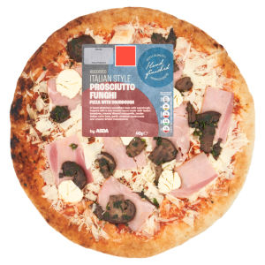 Woodfired Italian Style Prosciutto Funghi Pizza with Sourdough 445g