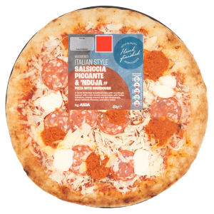 Woodfired Italian Style Salsiccia Piccante & 'Nduja Pizza with Sourdough 437g