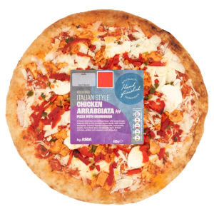 Woodfired Italian Style Chicken Arrabbiata Pizza with Sourdough 480g