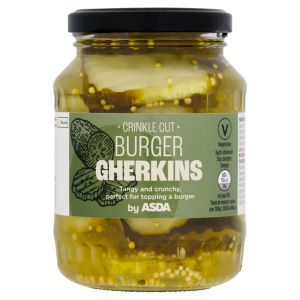 Crinkle Cut Burger Gherkins 340g
