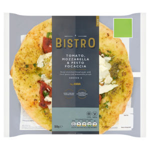 Tomato Mozzarella & Pesto Focaccia 300g