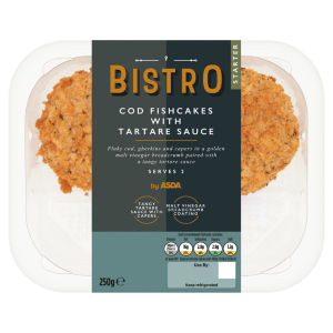 Bistro Cod Fishcakes with Tartare Sauce 250g