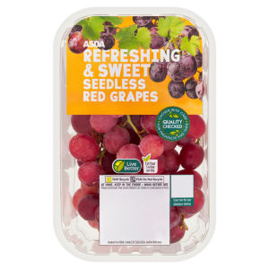Refreshing & Sweet Seedless Red Grapes 500g