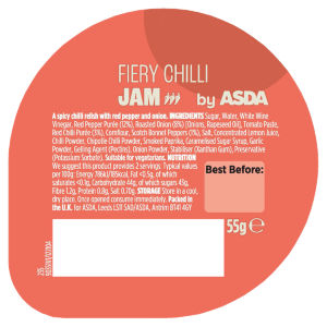 Fiery Chilli Jam 55g