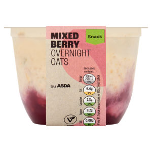 Mixed Berry Overnight Oats 195g
