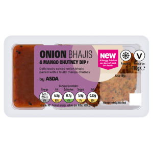Onion Bhajis & Mango Chutney Dip 110g