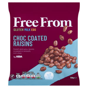 Free From by  Choc Coated Raisins 120g