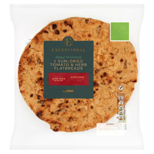 Hand-Stretched 2 Sun-Dried Tomato & Herb Flatbreads