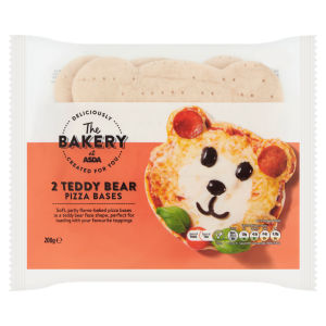 The Bakery at  2 Teddy Bear Pizza Bases 200g