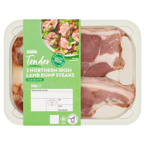 Tender 2 Lamb Rump Steaks 300g