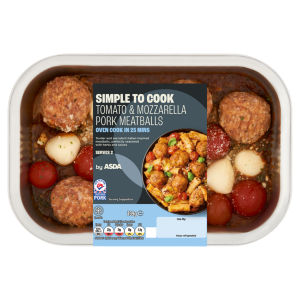 Tomato & Mozzarella Pork Meatballs 399g