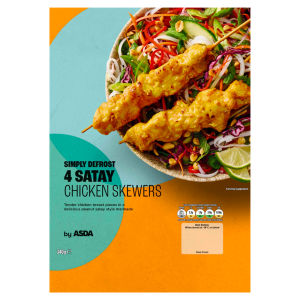 4 Satay Chicken Skewers 340g