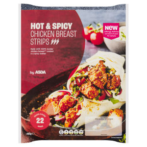 Hot & Spicy Chicken Breast Strips 400g