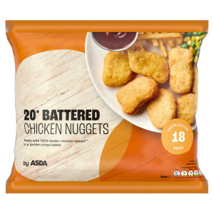 20 Battered Chicken Nuggets 348g